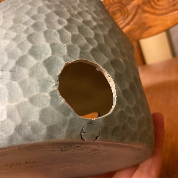 Vintage Snowy Blue Cabin in Winter - Sparkles! - 1994 Tampa Bay Mold - Picture 8 of 8